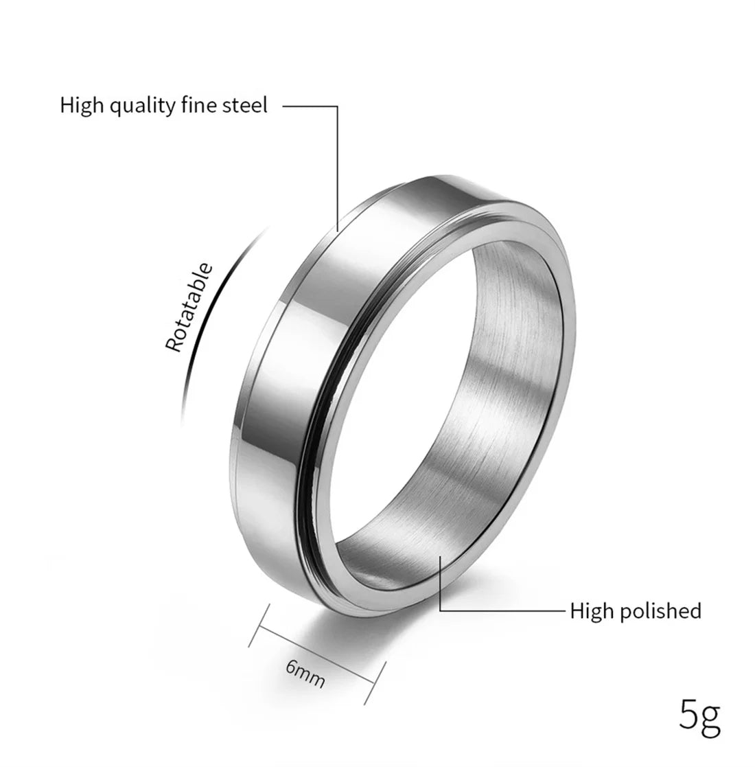 Fidget Spinner Anxiety Ring